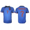 Herren Fußballbekleidung Niederlande Steven Bergwijn #7 Auswärtstrikot WM 2022 Kurzarm